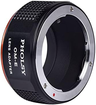 Adaptador de montagem em lentes de folsia Compatível com a lente Olympus Zuiko om para a câmera de montagem compatível com a Sony A1 A9II A7S III/II, A7R V/IV/III/II A7C A7 IV/III/II, A7 A6600 A6500 A6400 A6300 A6000 Ect etc.