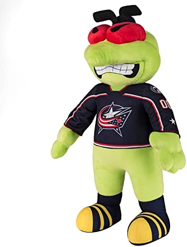 Bleacher Creaturas Columbus Blue Jackets Stinger 20 Jumbo Plush Figura- um mascote para brincar ou exibir