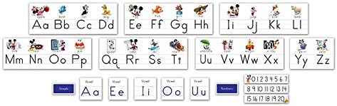 Eureka Disney Mickey Mouse Clubhouse Alfabeto e Números Decorações em sala de aula, 14 pés