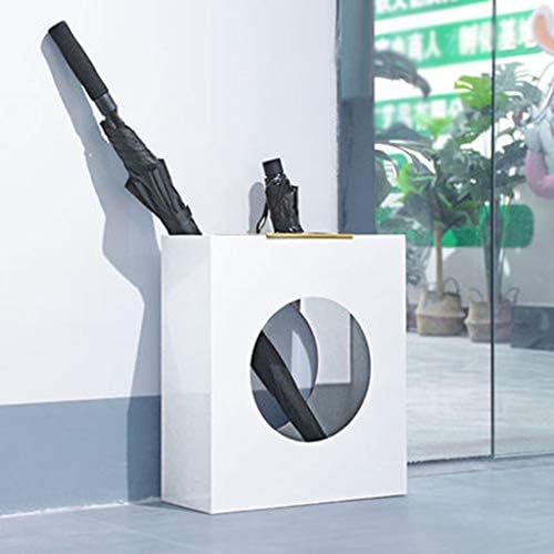 GDD Umbrella Holder Stand, suporte de guarda-chuva em piso de metal, suporte de guarda-chuva multifuncional, fácil de