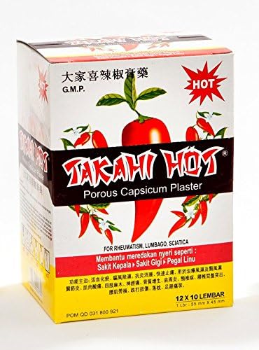 Takahi Hot Koyo Porous Capsicum Plaster, por Takahi