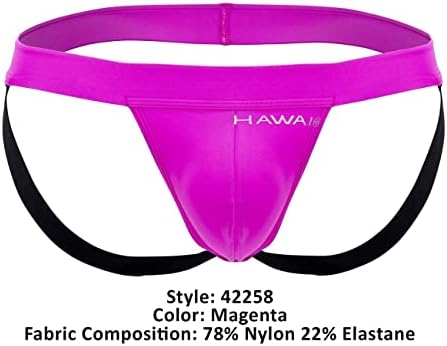 Hawair 42258 Microfiber Jockstrap Color Magenta Size S