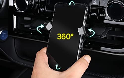 Portador de telefone do carro Itrims para Toyota Highlander XU70 2020 2021 2022 2023 Painel de carro Montar o telefone celular berço