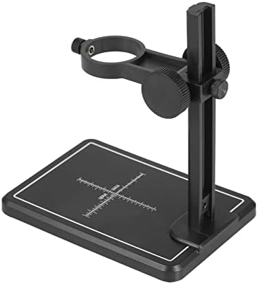 Câmera de Menscópio de Microscópio Digital CLGZS, suporte de suporte universal, suporte de suporte universal, suporte grande com escamas com escamas