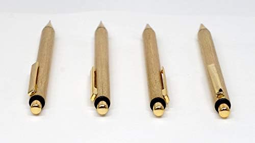 Feito no Japão NQ25G T22-P6-NQ25GS-2 Tamanho padrão Metal Straight Knock reto Lápis mecânico vertical de linha de ouro, pacote