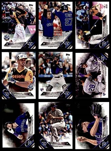 Topps Update Rockies Colorado quase completo Conjunto de equipes Colorado Rockies NM/MT Rockies