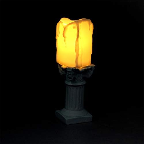 ABAODAM 1set ornamentos adereços para lanterna de lanterna à prova de vento Photo Photo Outdoor Led Roman Lamp Candle Decor