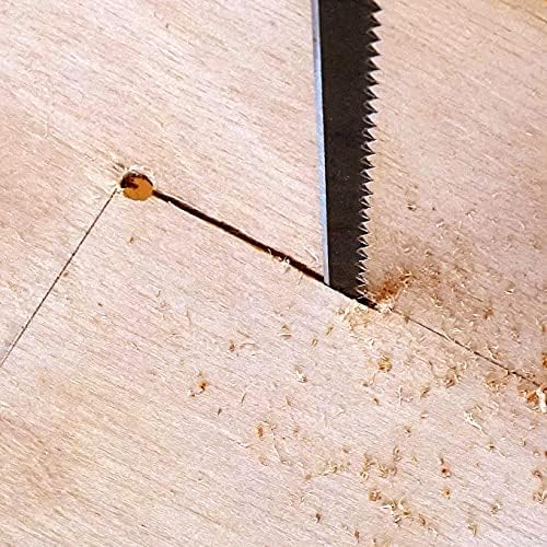 Ranshou Japanese Hand-Hand viu Long 7-7/8 Made no Japão, serra de puxão de ponta única de Kataba para madeira, madeira