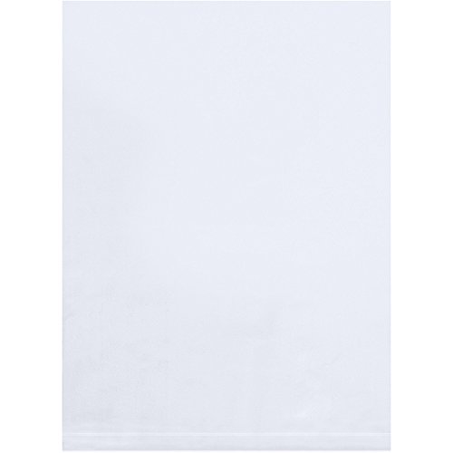 Pacote superior de pacote plano 6 Mil Poly Bags, 12 x 12, Clear,