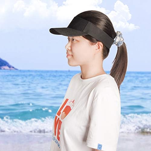 Rbenxia 5 peças de visores de esporte ajustáveis ​​Sun Visor Hats Cap visores para mulheres e homens