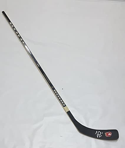 Jonathan Huberdeau assinou Hockey Stick Stick Flames Autografado PSA COA - Autografado NHL Sticks