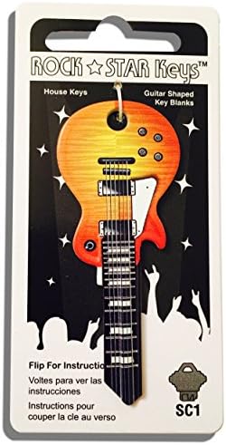 Sunburst LP Wide Body -Shaped Rock Star Key SC1