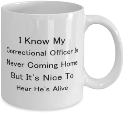 Oficial Correcional Caneca, eu sei que meu oficial correcional nunca está volta