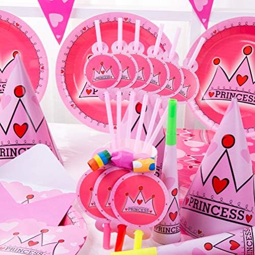 ABOOFAN Baby Gifts Kids Dinnerware Set de festa de aniversário Kit de festas de festa Kit de talheres de papel descartável pratos de