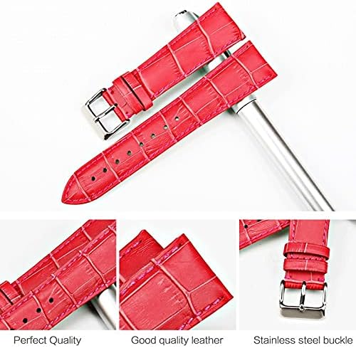 Haiqings Fashion Watch Bands Pink Strap Strap 12mm-22mm para Women Women Watch Band Watch Bracelet Wenfeng1991