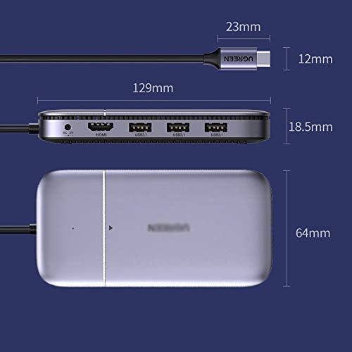 Chysp USB C Hub USB Tipo C 3.1 a M.2 B-key HDMI 4K 60Hz USB 3.1 10 Gbps USB C Splitter de cubo hdmi