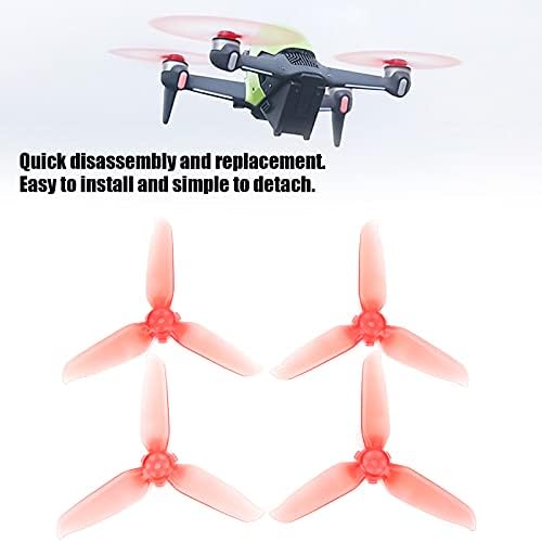 Drone Propellers Redução rápida adereços de lâmina Material plástico Pressione Projeto fácil de instalar para drones Parte de