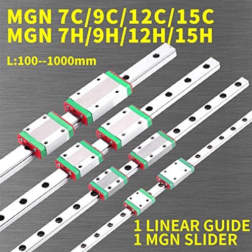 Guia do trilho linear 3d Impressora MGN7C MGN7H MGN9C MGN9H MGN12C MGN12H MGN15C MGN15H MINIATURA LINHA LINHA LINHA 1PCS