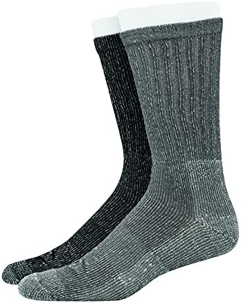 Campeão Men's Outdoor Double Double Dry 2 Pair Pack Crew Socks