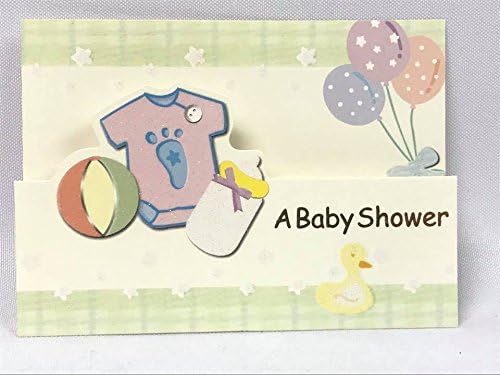 Convites para chá de bebê roupas de bebê menino ou menina convites 12 ct