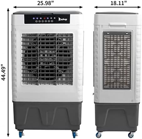 Ar condicionado para pessoal, 3 velocidades, 3modes mais frios ar -condicionado mais frio, ventilador de resfriador de água para pátio