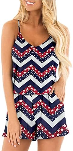 Romper KCJGIKPOK para mulheres casuais Summer Summer USA PRIMIZA