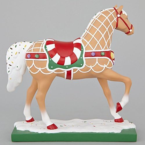 Trilha de pôneis pintados Sweet Treat Round Up Christmas Horse Figure 4046335