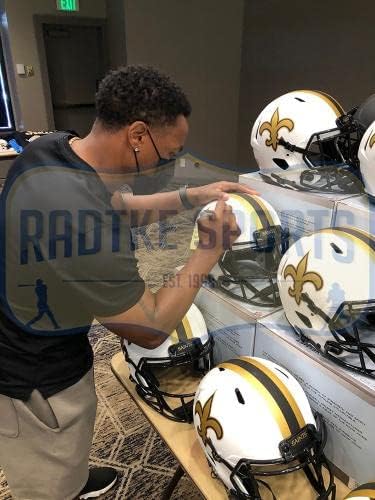 Darren Sproles assinou o capacete Lunar NFL de Speed ​​Speed ​​Speed ​​Speed ​​Speed ​​- Capacetes NFL autografados
