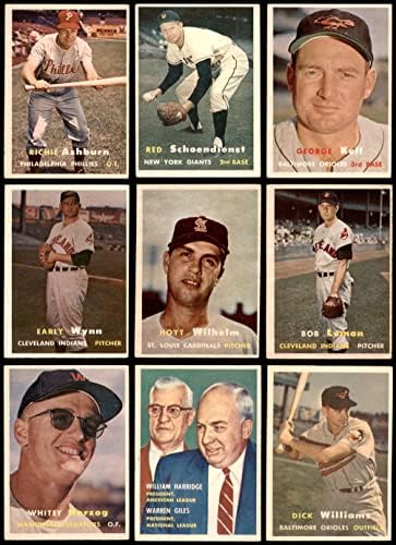 1957 Topps Baseball Complete Conjunto VG/Ex