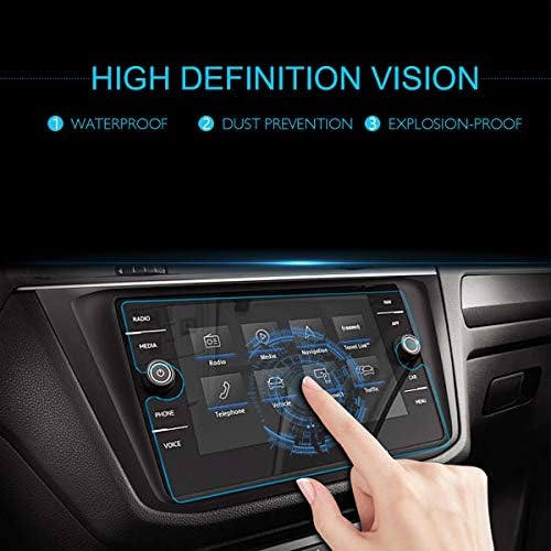 Protetor de tela de navegação Intget para 2023 2022 2021 VW Volkswagen Tiguan Atlas Acessórios 2020 2019 2018 SE SEL R-Line GPS GPS