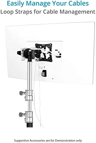 Proaim Smart Vesa Mount 75mm/100mm para monitores/monitores. Montagens no c-Stand via cabeça de punho de 2,5 ”. Carga útil de até 10kg/22lb.