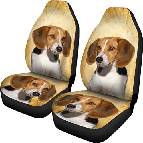 Pawlice American Foxhound Print Car Seat Covers