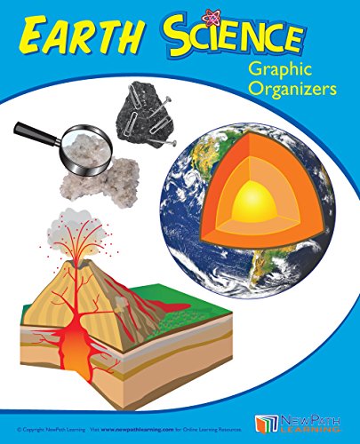 Pasta de trabalho de organizador gráfico da Earth Science Science, Set/10 - contornos visuais e avaliações para 25 tópicos