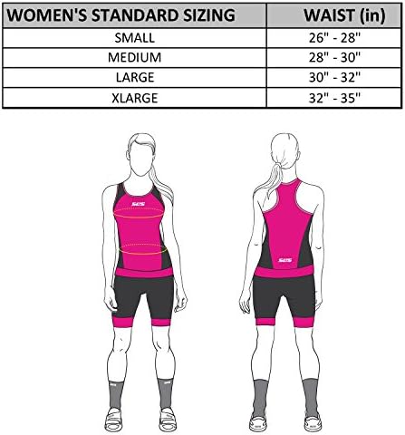 Shorts de triatlo SLS3 para mulheres | Mulheres Triathlon Shorts | Super confortável 6 polegadas | Slim Athletic Fit Womens Tri Shorts