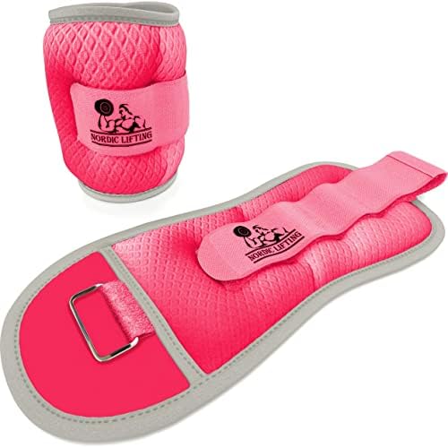 Pesos do pulso do tornozelo 3lb - pacote rosa com halteres prisma 30 lb