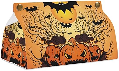 Capa de tecidos de Halloween Distribuidor decorativo de papel do suporte para guardana