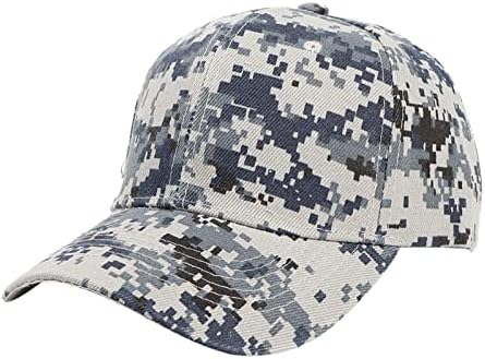 Caps clássicos de beisebol Camuflagem dobrável Impressão de viseiras atléticas com orifícios de ar Visors Hats Picnicking