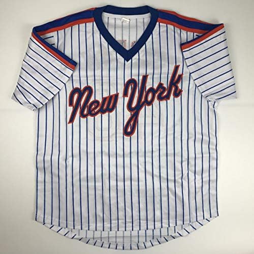 Jacob autografado/assinado DeGrom Nova York NY Jersey de beisebol JSA CoA