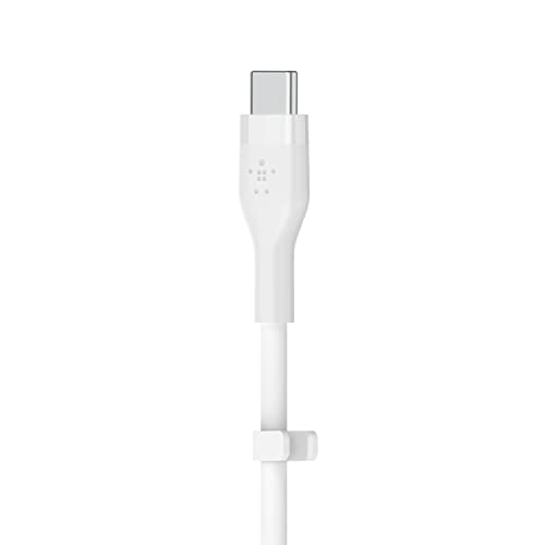 Belkin CAB009BT1MWH USB-C para USB-C Silicone, compatível com MacBook, iPad mini, iPad Pro, iPad Air, Galaxy, Android