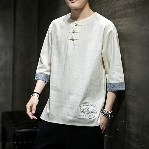 N/A Hanfu Linen Short Sleeve Cirt