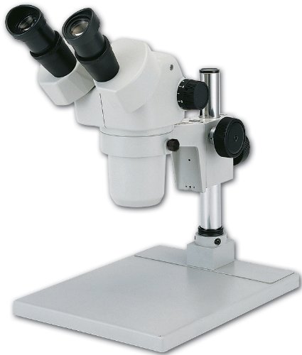 AVEN 26800B-370 Microscópio de zoom estéreo SPZ-17 com suporte de lança de braço duplo, 6,7x-17x ampliação