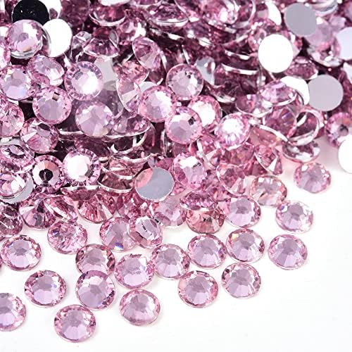 BLINGINBOX 15000PCS Rhinestones planos, resina de apoio prateado Rhinestones não -hotfix grande quantidade de atacado para