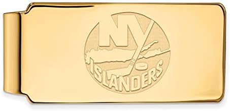 Logoart Sterling Silver GP New York Islanders Money Clip