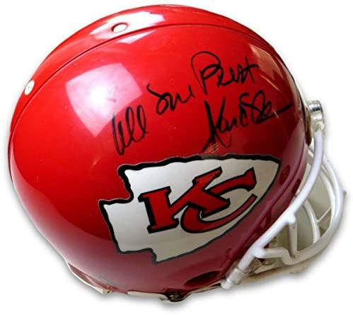 Marcus Allen assinou autêntico capacete autêntico Kansas City Chiefs JSA LL87126 - Capacetes NFL autografados