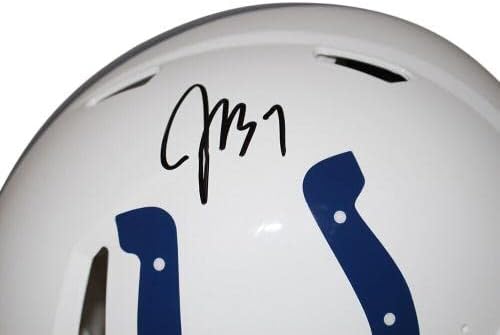 Jacoby Brissett autografou Indianapolis Colts Authentic Speed ​​Helmet JSA 25729 - Capacetes NFL autografados