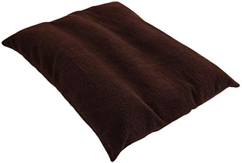 Dekika Adorável cama de estimação grande de animais de estimação, tapa de cama de estimação lavável e macio marrom escuro 29,5