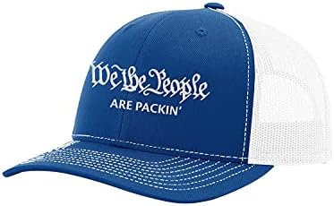 Trenz Shirt Company Nós, as pessoas, estamos embalando o engraçado chapéu de caminhoneiro ajustável e incorporado