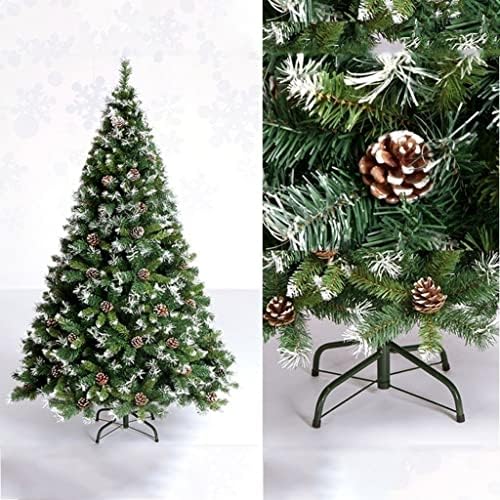 Indyah Christmas pés árvore de Natal, árvore de Natal artificial com pinheiro, suporte de metal e galhos articulados,