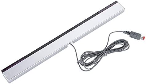 Barra de sensor de jogo infravermelho Hosier com barra de sensor de sensor de suporte com cabo para Wii U