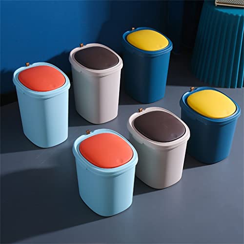 Lixo do tipo de prensa uysvgf pode capa de bombas domésticas cesta de papel higiênico com tampa lixo da sala de estar lixo